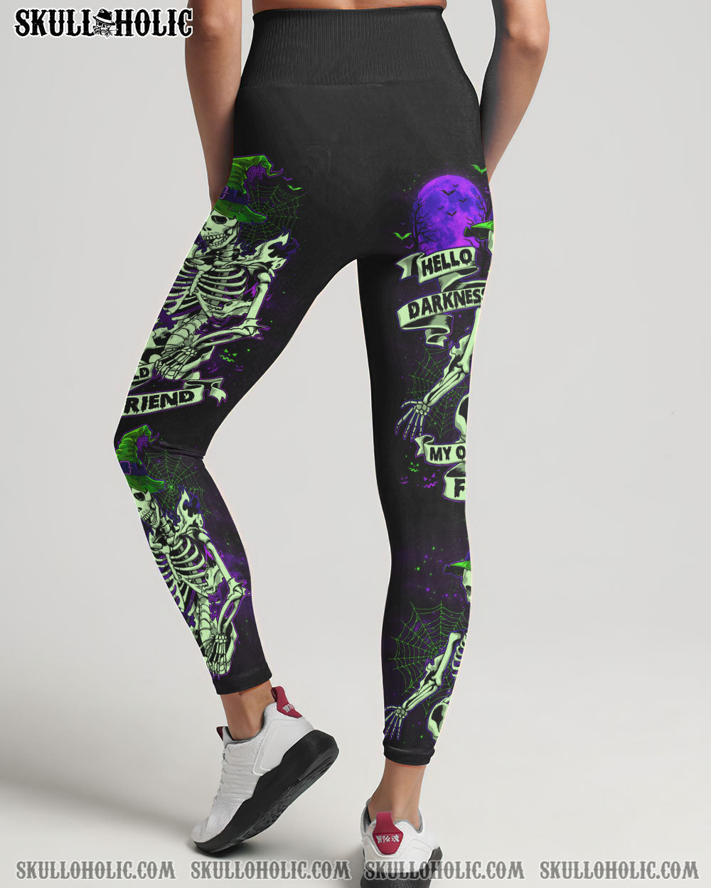 HELLO DARKNESS MY OLD FRIEND SKELETON HALLOWEEN ALL OVER PRINT – TLNO1008234