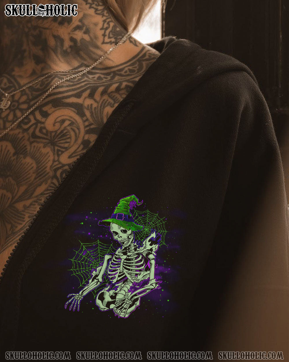 HELLO DARKNESS MY OLD FRIEND SKELETON HALLOWEEN ALL OVER PRINT – TLNO1008234