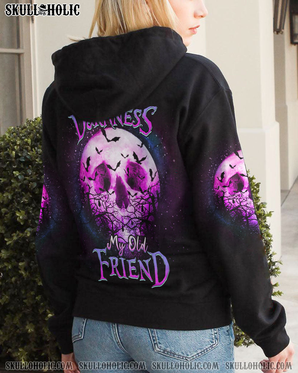 HELLO DARKNESS MY OLD FRIEND SKULL ALL OVER PRINT – YHDU0404232