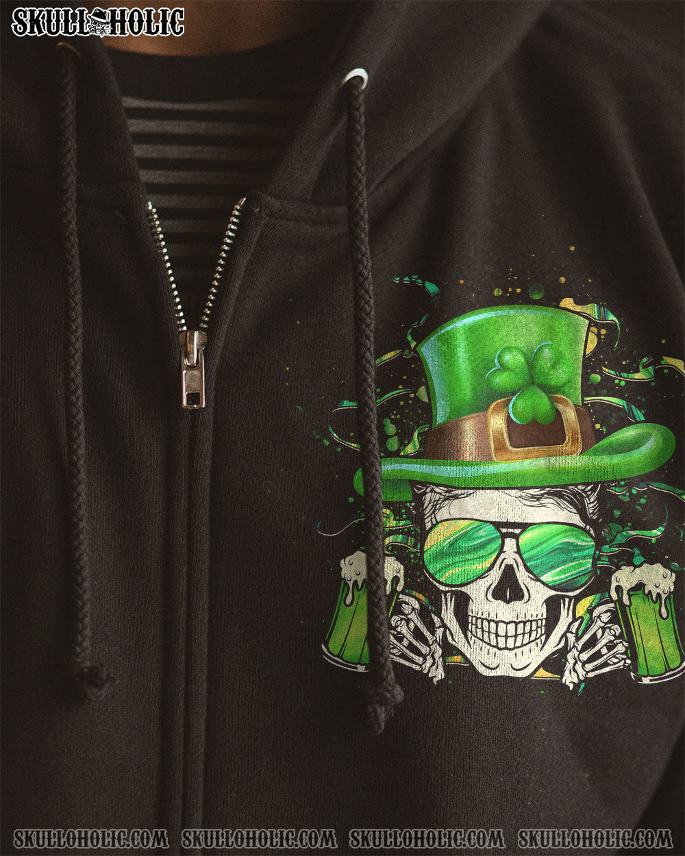 HELLO DARKNESS MY OLD FRIEND SKULL BEER PATRICK’S DAY ALL OVER PRINT – YHHG0102231