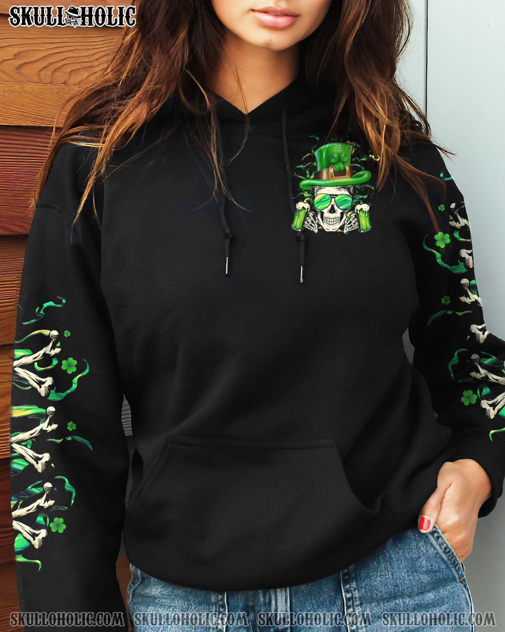 HELLO DARKNESS MY OLD FRIEND SKULL BEER PATRICK’S DAY ALL OVER PRINT – YHHG0102231