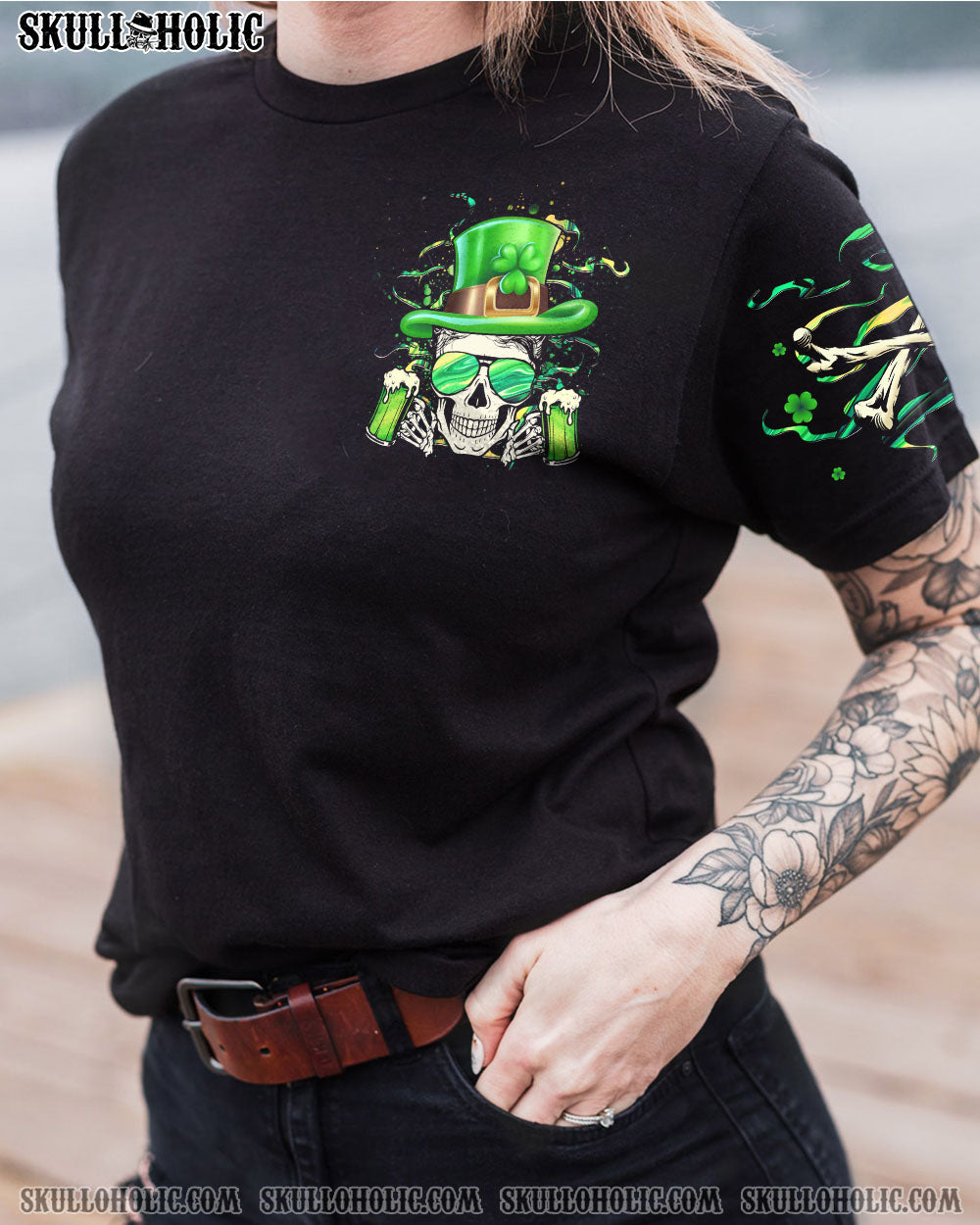HELLO DARKNESS MY OLD FRIEND SKULL BEER PATRICK’S DAY ALL OVER PRINT – YHHG0102231