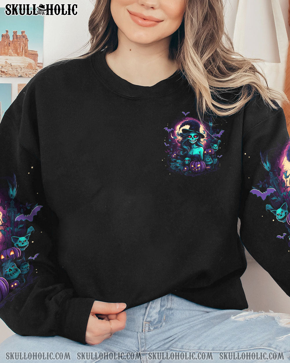 HELLO DARKNESS MY OLD FRIEND WITCH HALLOWEEN ALL OVER PRINT – TLNT0808233