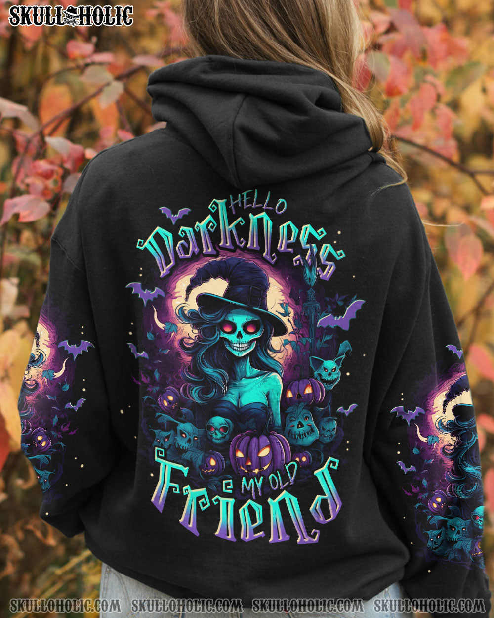 HELLO DARKNESS MY OLD FRIEND WITCH HALLOWEEN ALL OVER PRINT – TLNT0808233