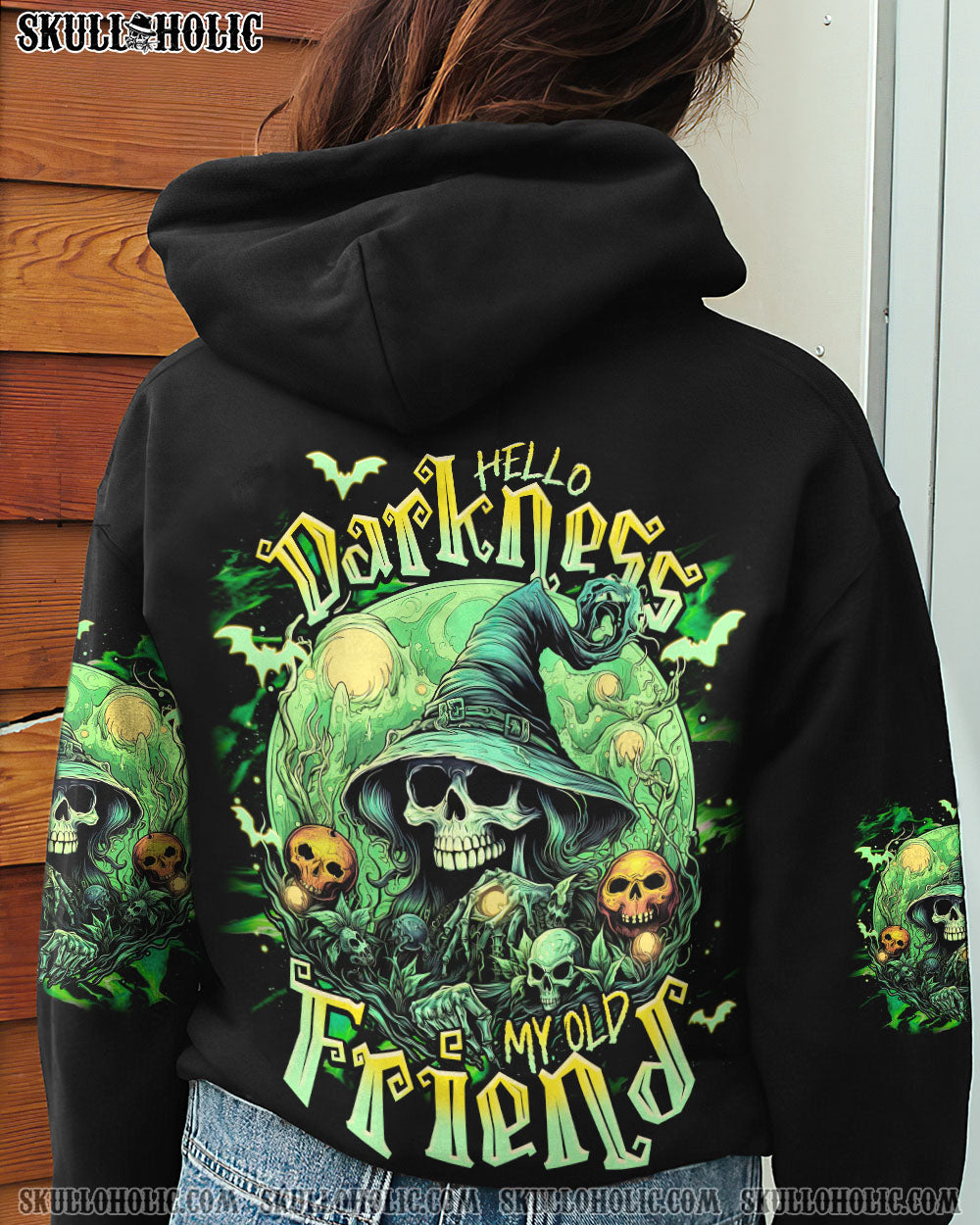 HELLO DARKNESS MY OLD FRIEND WITCH HALLOWEEN ALL OVER PRINT – TLNT0908232