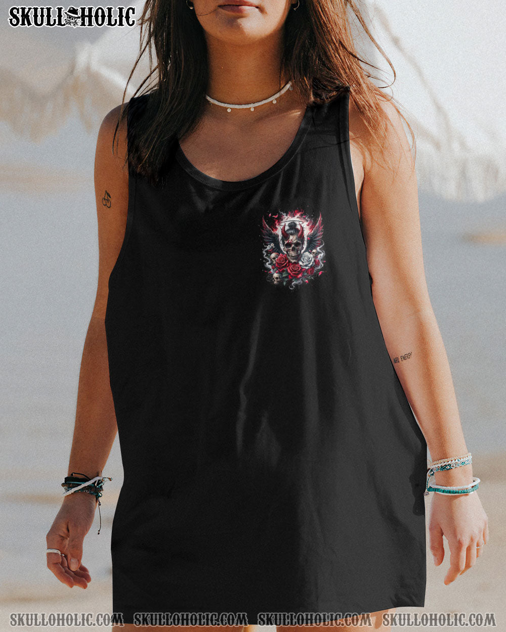 HER WINGS ARE DIRTY AND HER HALO IS CRACKED ALL OVER PRINT – TYQY2204242