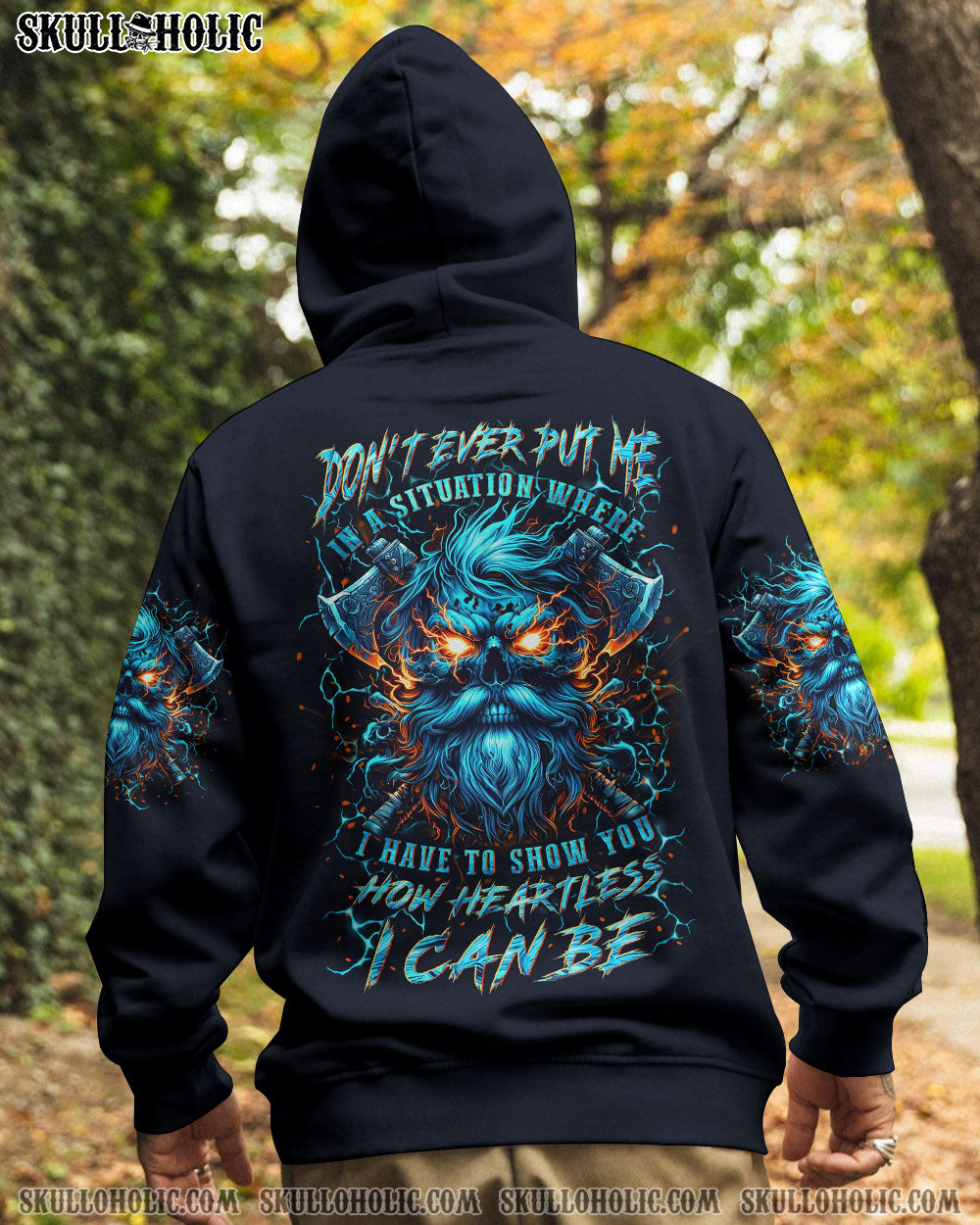 HOW HEARTLESS I CAN BE SKULL ALL OVER PRINT – YHLN1704241