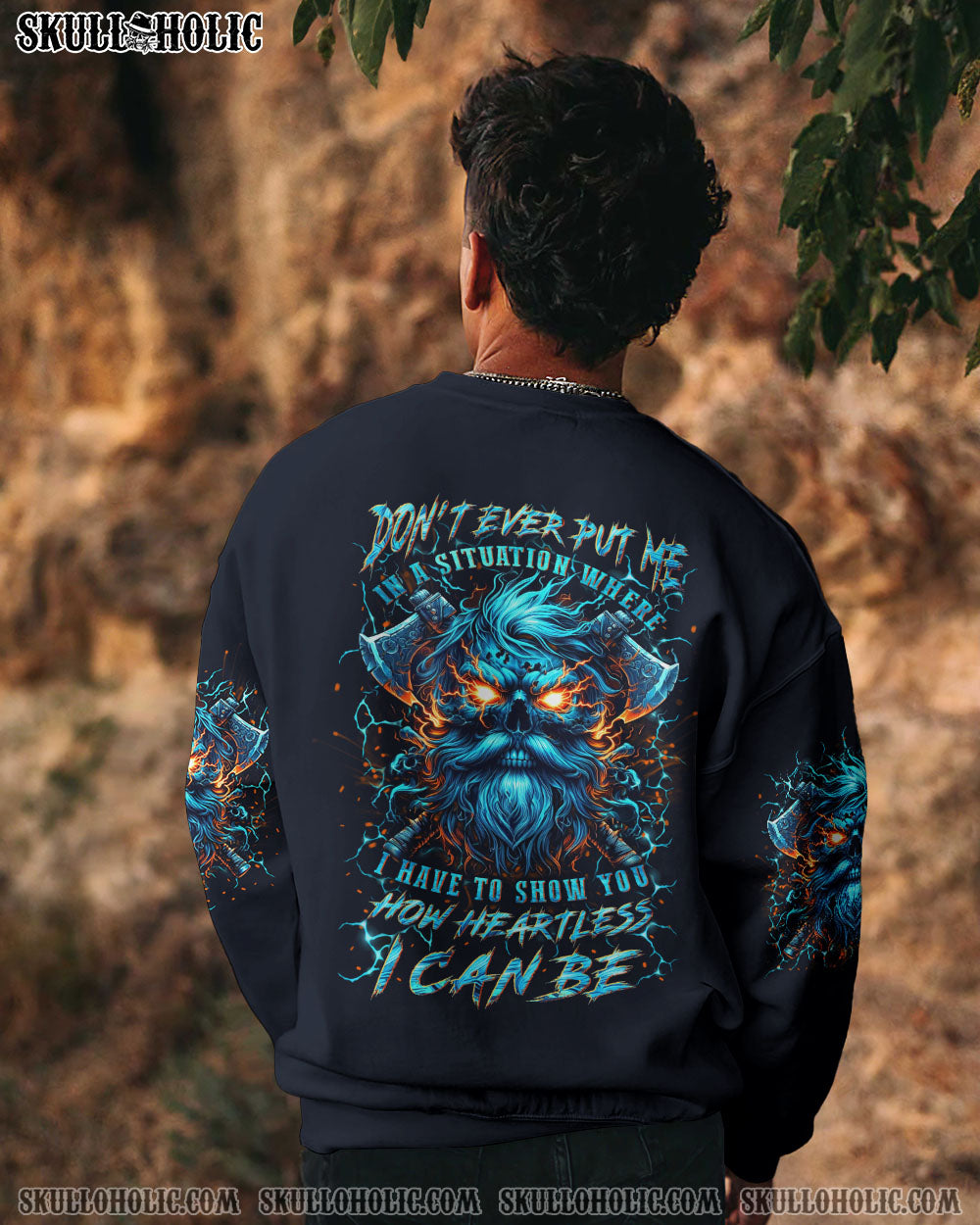 HOW HEARTLESS I CAN BE SKULL ALL OVER PRINT – YHLN1704241