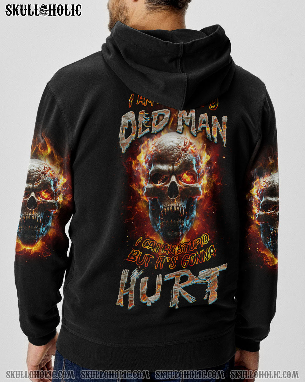 I AM A GRUMPY OLD MAN I CAN FIX STUPID ALL OVER PRINT – TLNZ2007234