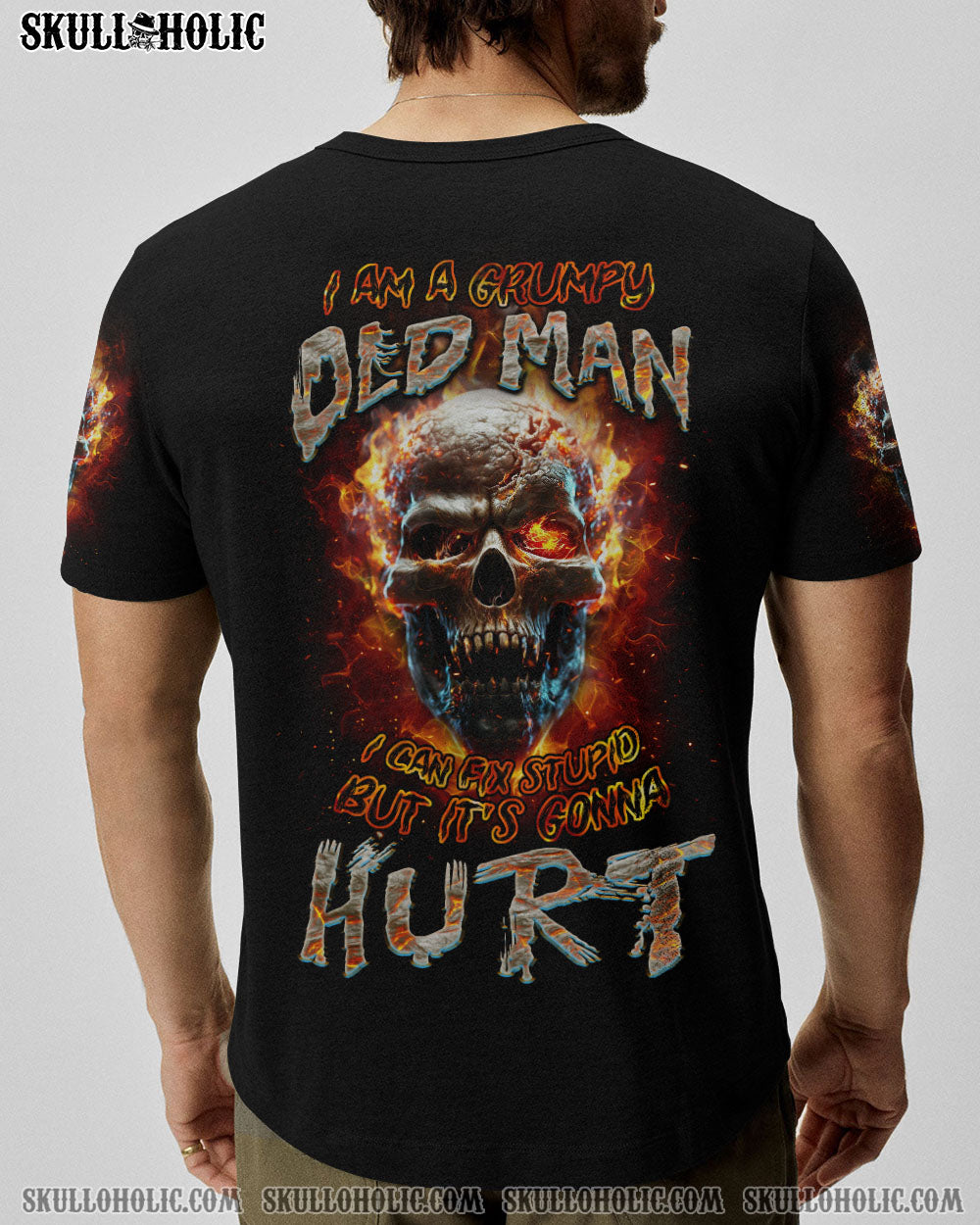 I AM A GRUMPY OLD MAN I CAN FIX STUPID ALL OVER PRINT – TLNZ2007234