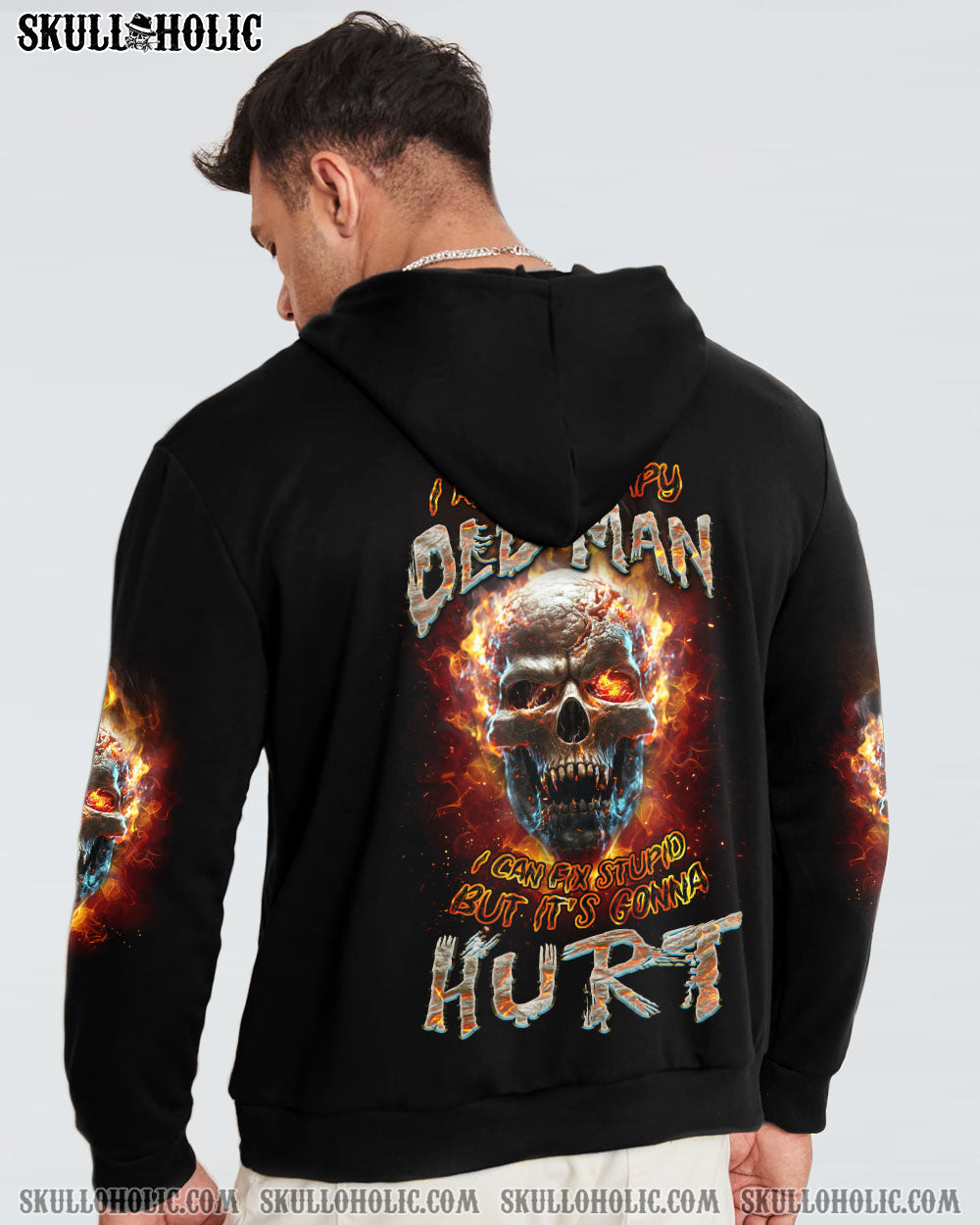 I AM A GRUMPY OLD MAN I CAN FIX STUPID ALL OVER PRINT – TLNZ2007234