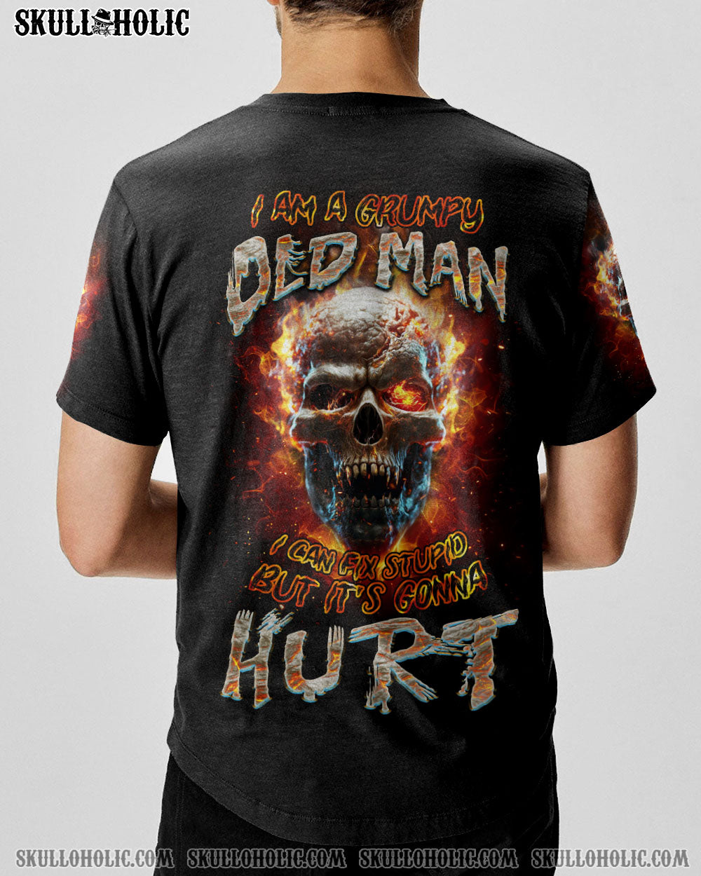 I AM A GRUMPY OLD MAN I CAN FIX STUPID ALL OVER PRINT – TLNZ2007234