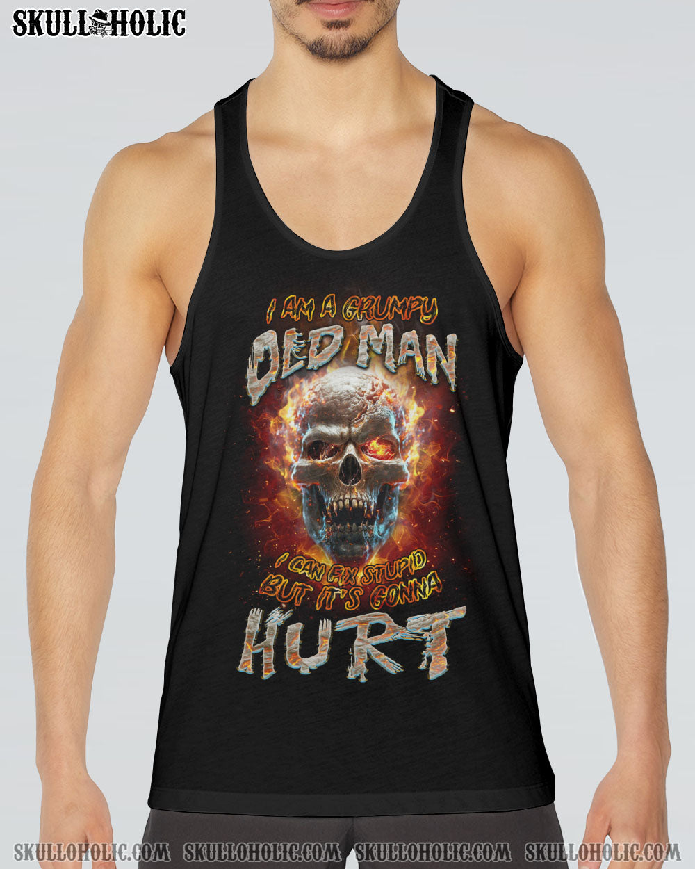 I AM A GRUMPY OLD MAN I CAN FIX STUPID ALL OVER PRINT – TLNZ2007234