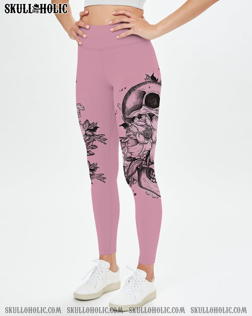 I AM A SWEET GIRL BUT IF YOU PISS ME OFF FLOWER SKULL ALL OVER PRINT – YHHN2112224