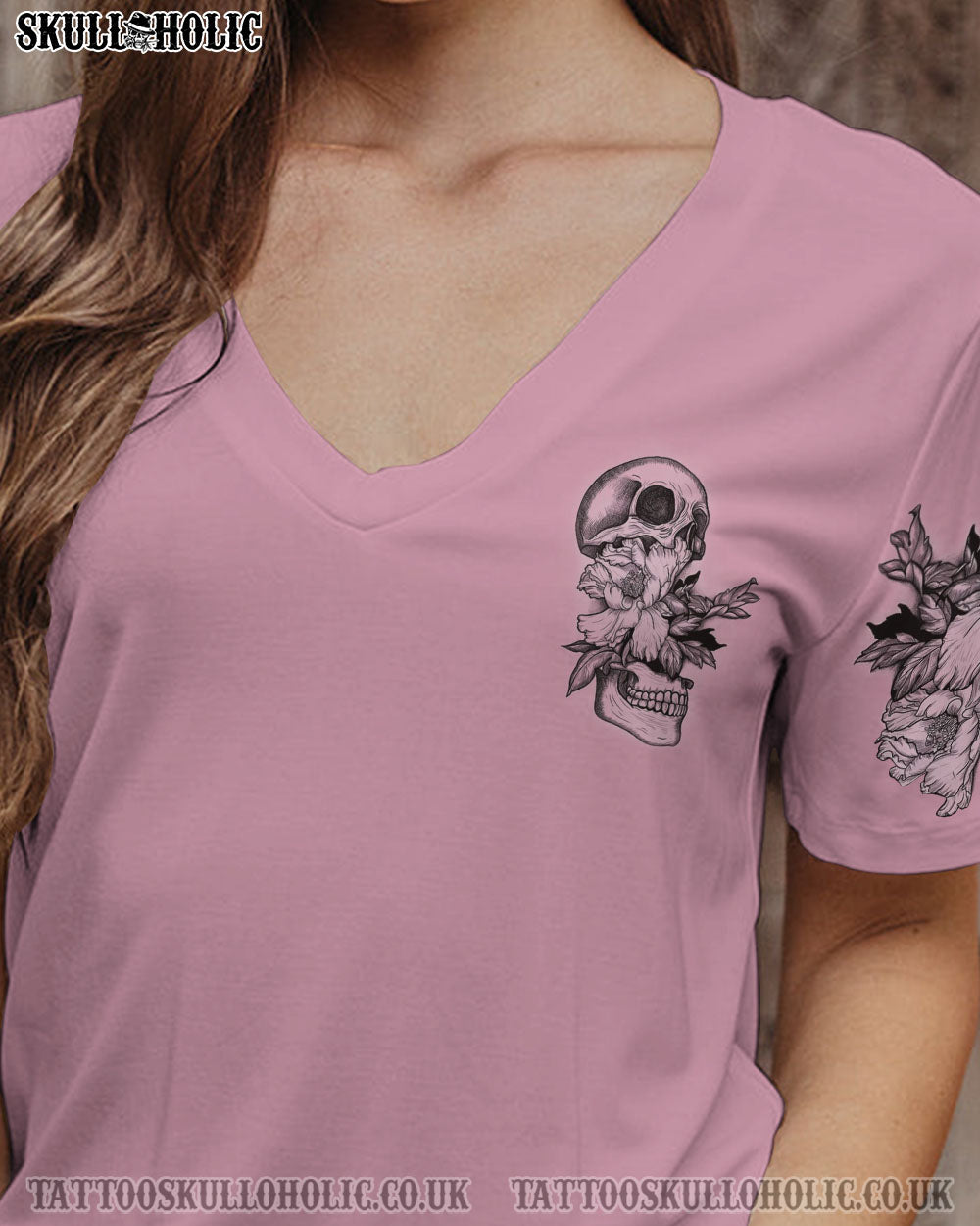I AM A SWEET GIRL BUT IF YOU PISS ME OFF FLOWER SKULL ALL OVER PRINT – YHHN2112224