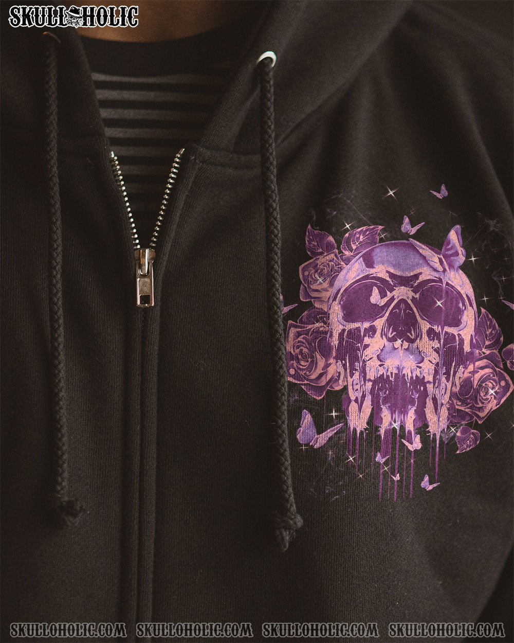 I AM A SWEET GIRL BUT IF YOU PISS ME OFF ROSE BUTTERFLY SKULL ALL OVER PRINT – TLTW0302232