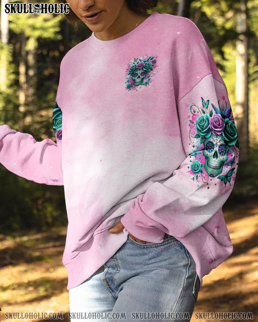 I AM A SWEET GIRL BUT IF YOU PISS ME OFF SUGAR SKULL ALL OVER PRINT – TLNZ0111233