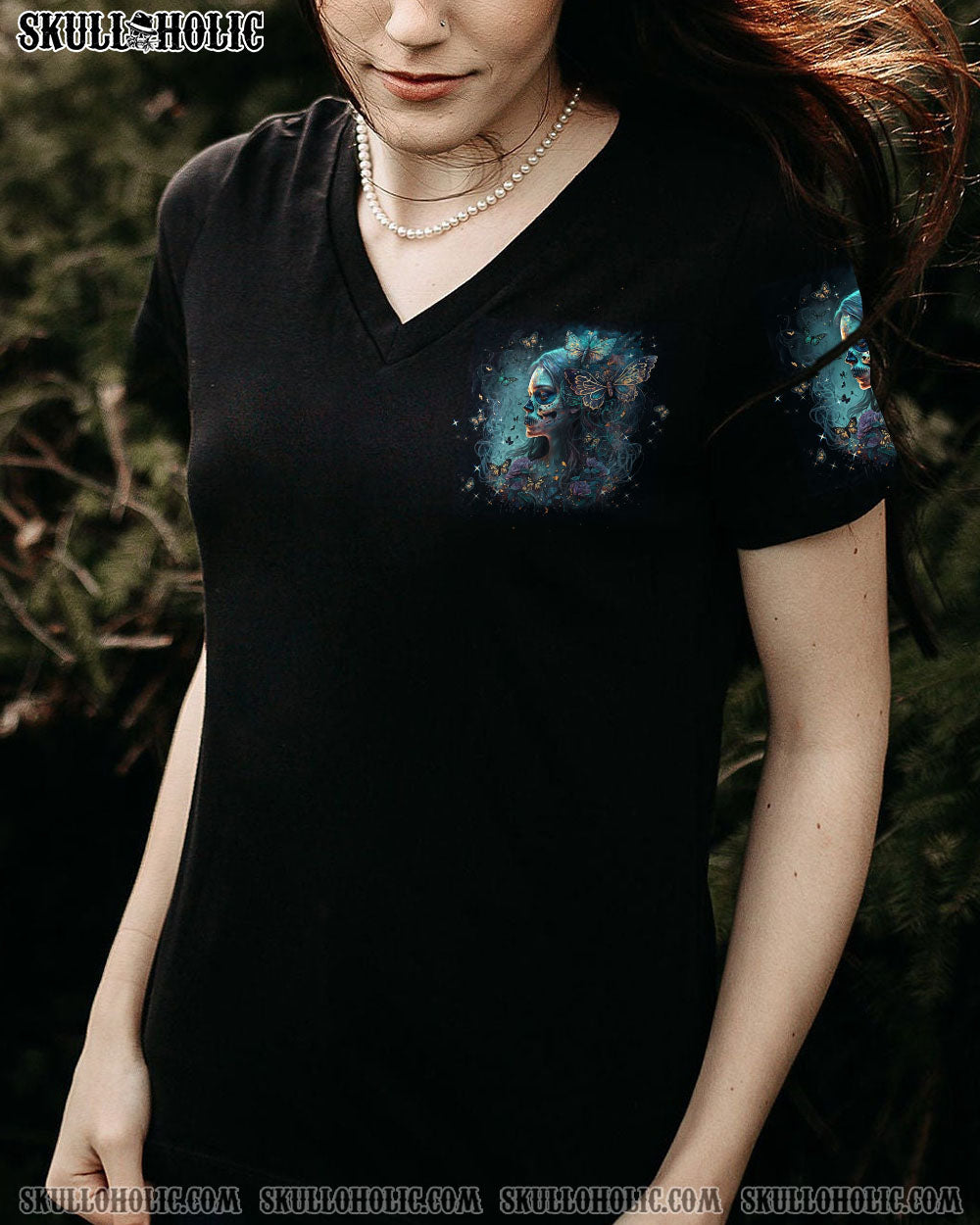 I AM A SWEET GIRL BUT IF YOU PISS ME OFF SUGAR SKULL BUTTERFLY ALL OVER PRINT – TLTW1402232