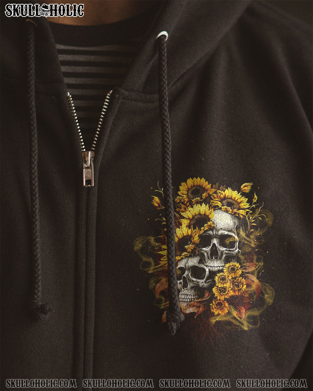 I AM A SWEET GIRL BUT IF YOU PISS ME OFF SUNFLOWER SKULL ALL OVER PRINT – TLTW0703235