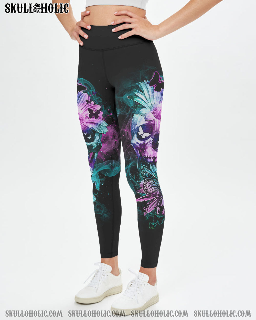 I AM A SWEET GIRL DAISY SKULL ALL OVER PRINT – TLTR1701231