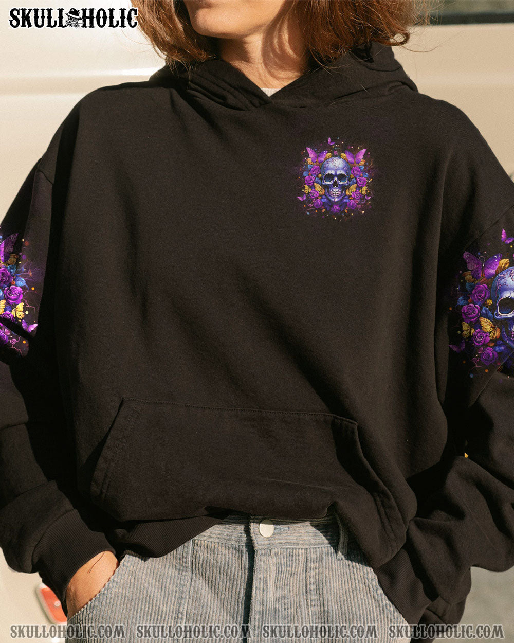 I AM A SWEET GIRL FLOWER SKULL ALL OVER PRINT – YHLT0512231