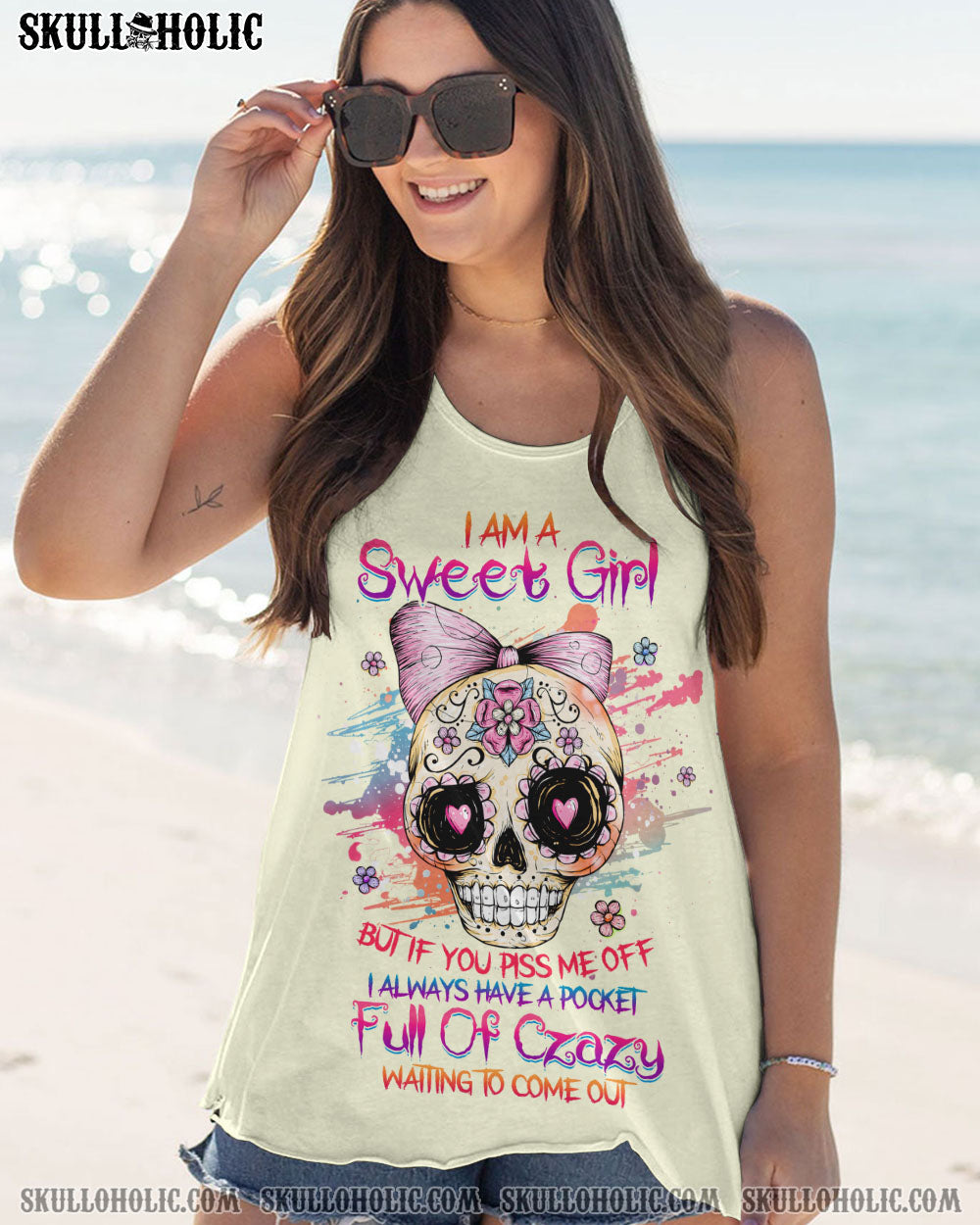 I AM A SWEET GIRL SKULL ALL OVER PRINT – YHHG0203231