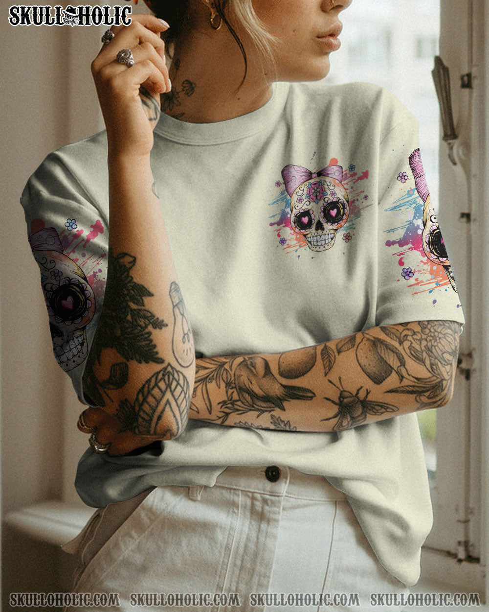 I AM A SWEET GIRL SKULL ALL OVER PRINT – YHHG0203231