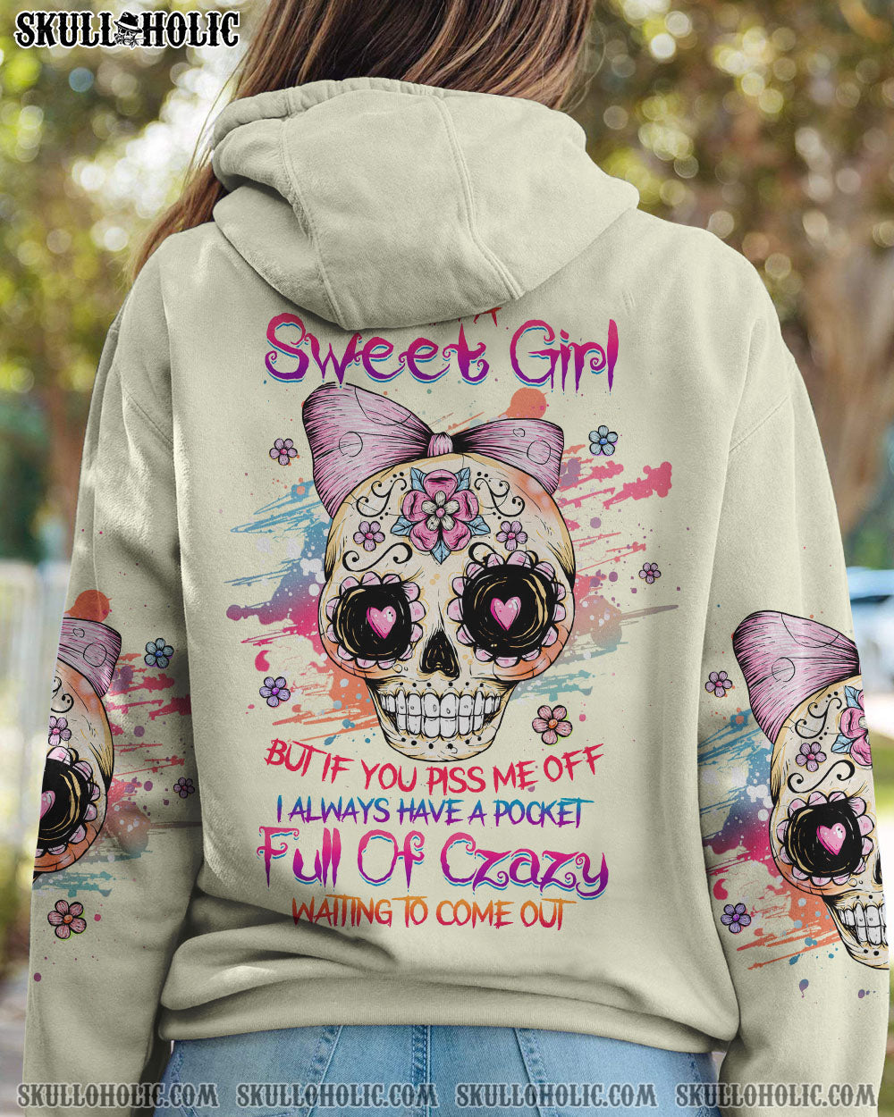 I AM A SWEET GIRL SKULL ALL OVER PRINT – YHHG0203231
