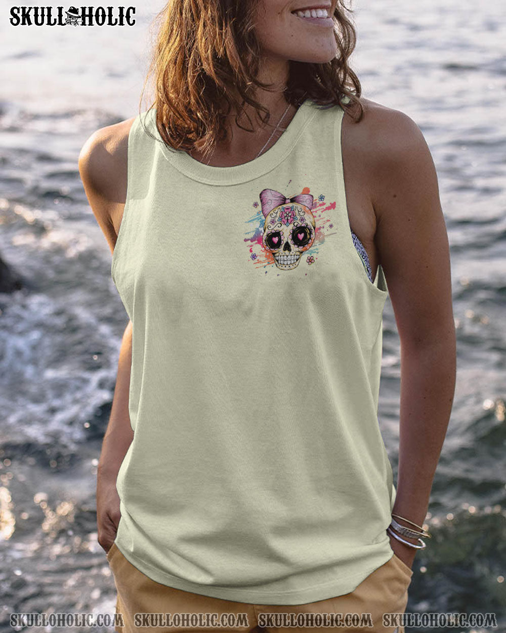 I AM A SWEET GIRL SKULL ALL OVER PRINT – YHHG0203231