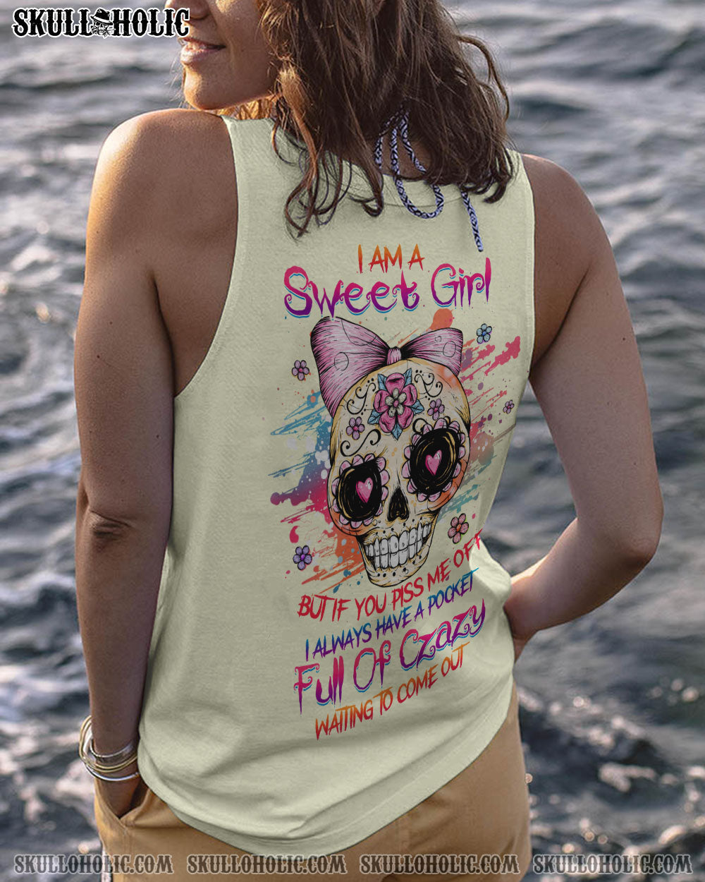 I AM A SWEET GIRL SKULL ALL OVER PRINT – YHHG0203231