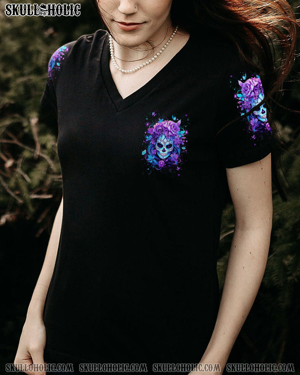 I AM A SWEET GIRL SUGAR SKULL ALL OVER PRINT – YHDU0910233