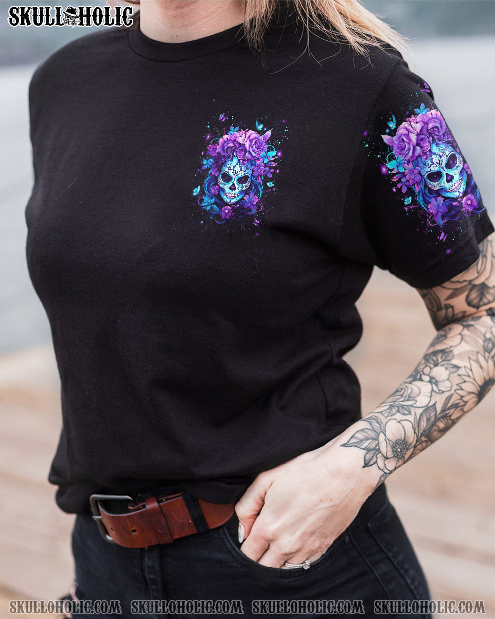 I AM A SWEET GIRL SUGAR SKULL ALL OVER PRINT – YHDU0910233