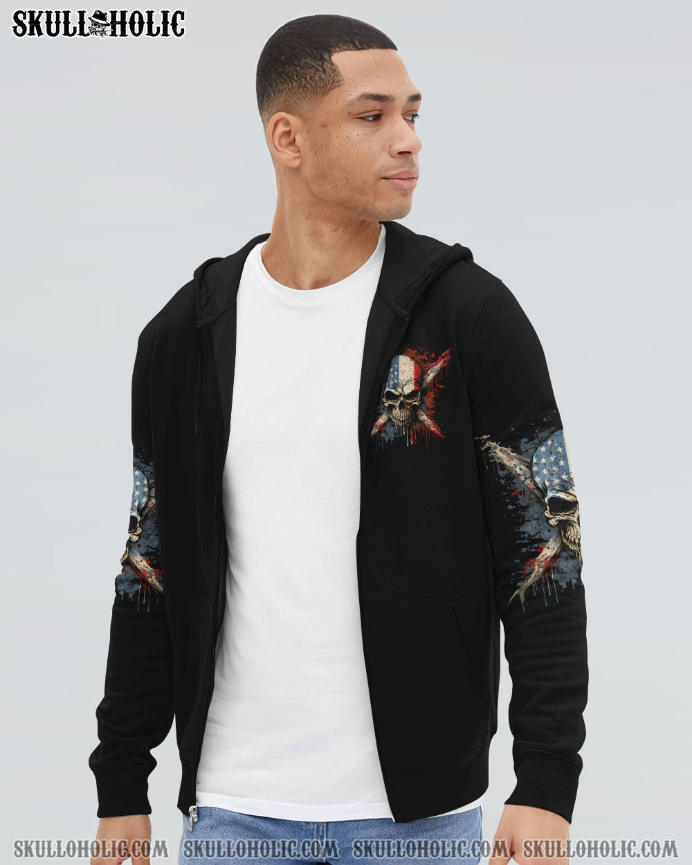 I AM AN AMERICAN SKULL ALL OVER PRINT – YHLN0607234