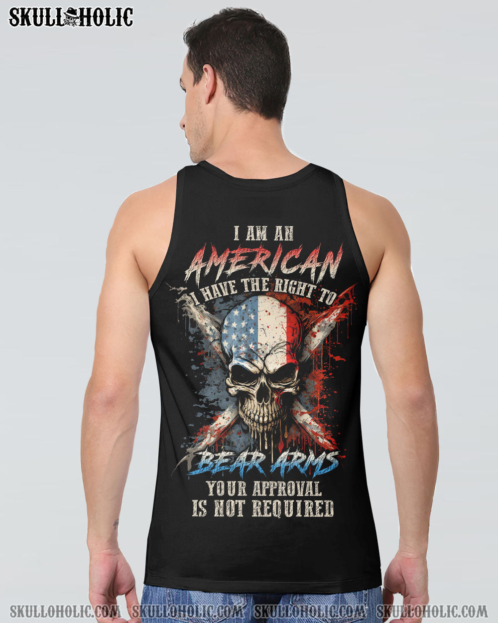 I AM AN AMERICAN SKULL ALL OVER PRINT – YHLN0607234