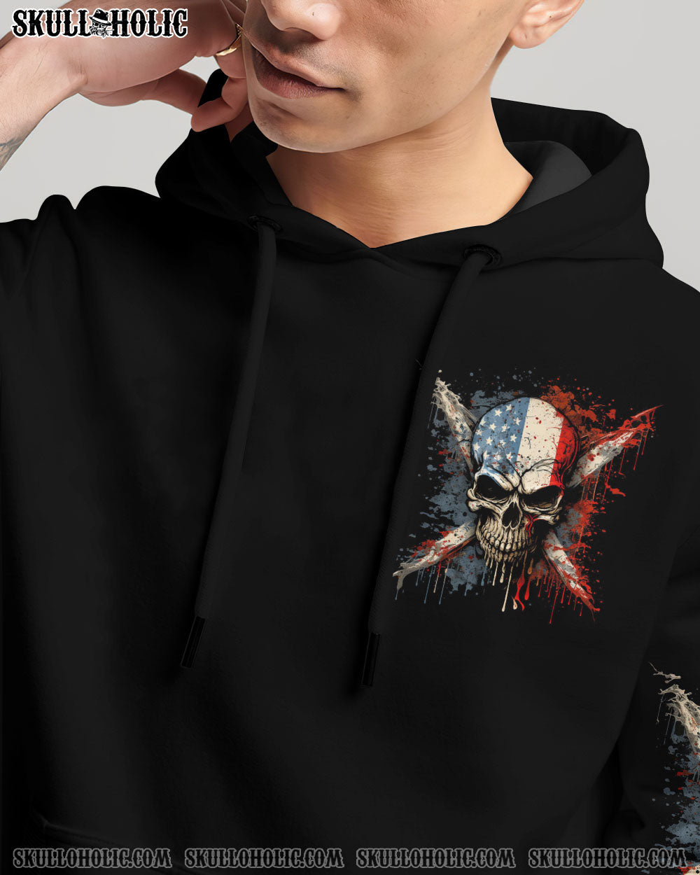 I AM AN AMERICAN SKULL ALL OVER PRINT – YHLN0607234