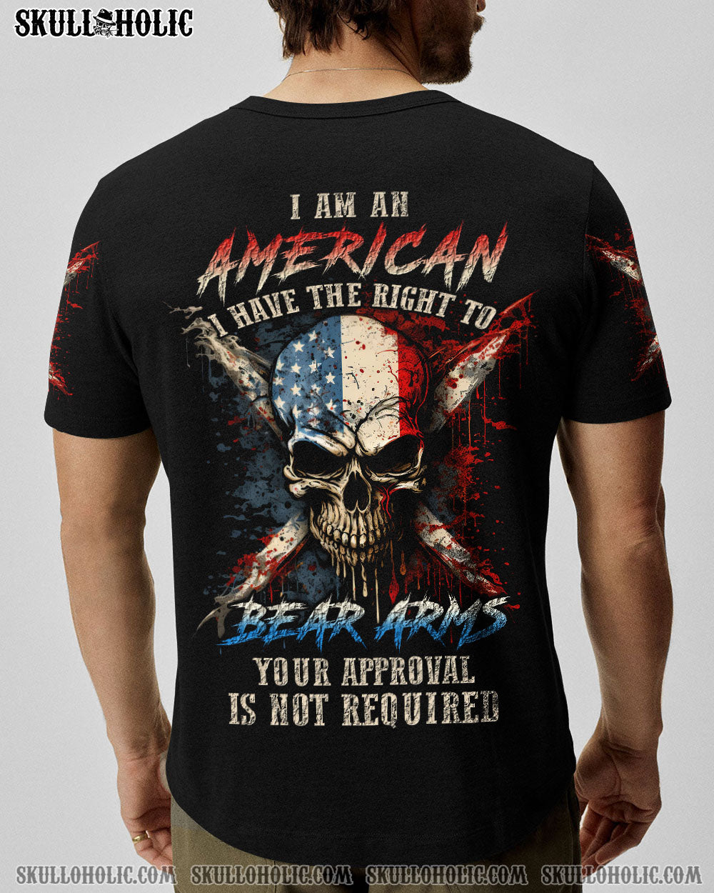I AM AN AMERICAN SKULL ALL OVER PRINT – YHLN0607234