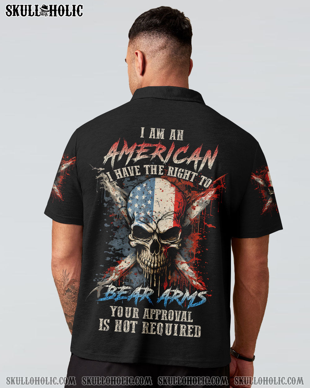 I AM AN AMERICAN SKULL ALL OVER PRINT – YHLN0607234