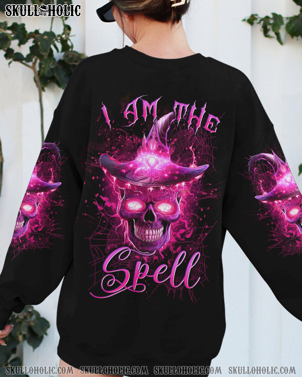 I AM THE SPELL WITCH SKULL HALLOWEEN ALL OVER PRINT – YHLN1208234