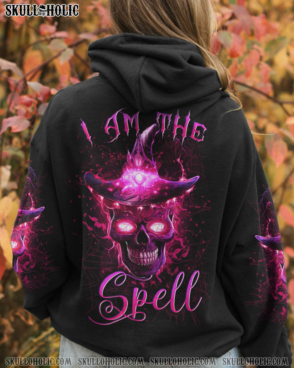 I AM THE SPELL WITCH SKULL HALLOWEEN ALL OVER PRINT – YHLN1208234