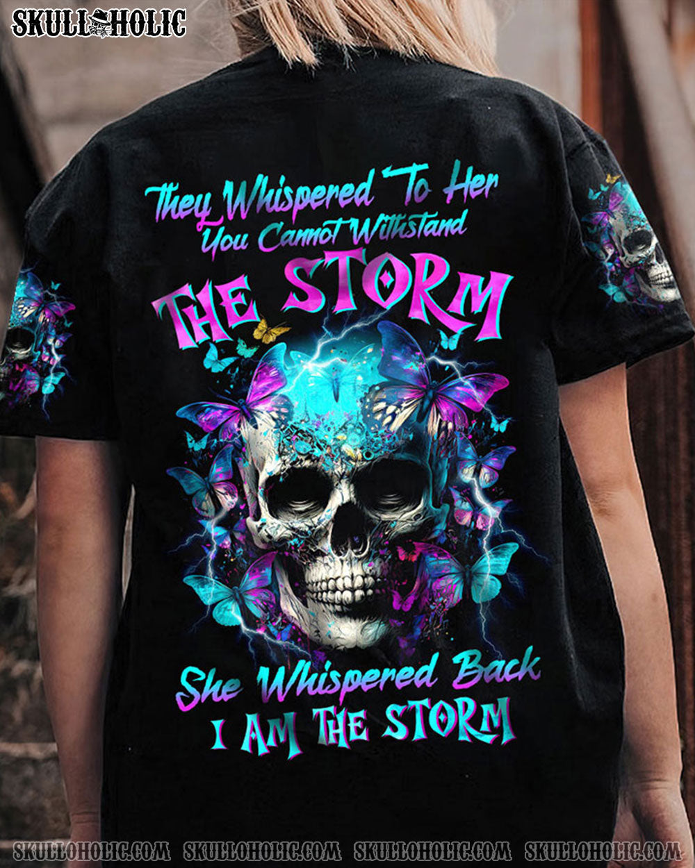 I AM THE STORM BUTTERFLY SKULL ALL OVER PRINT - TLTW0703232