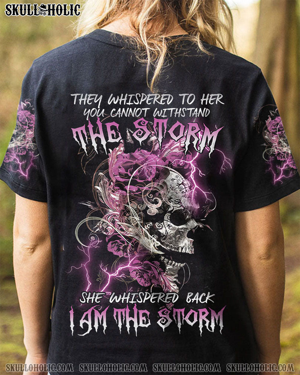 I AM THE STORM FLOWER SKULL ALL OVER PRINT - TLTR0802232