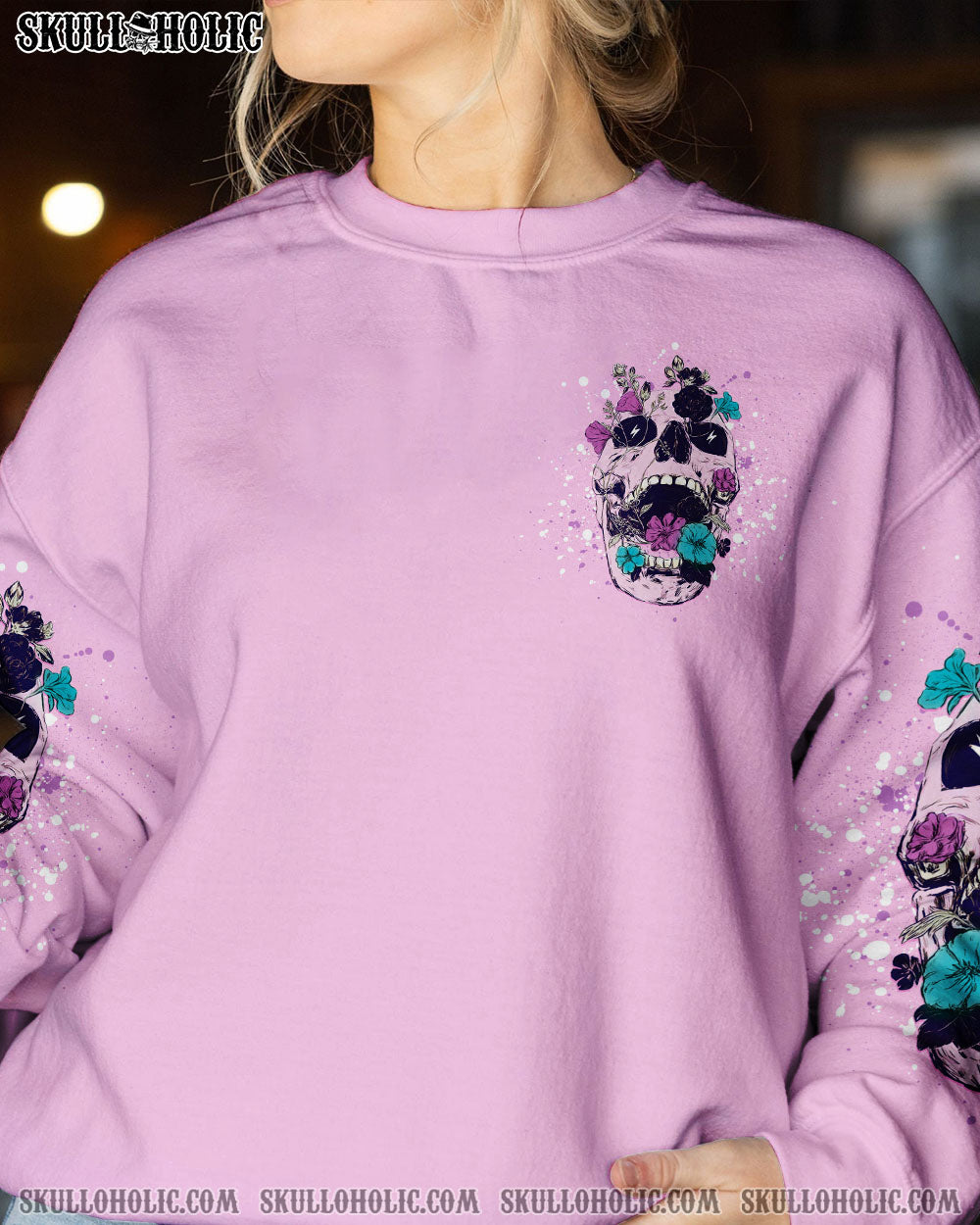 I AM THE STORM FLOWER SKULL ALL OVER PRINT – YHDU1503234