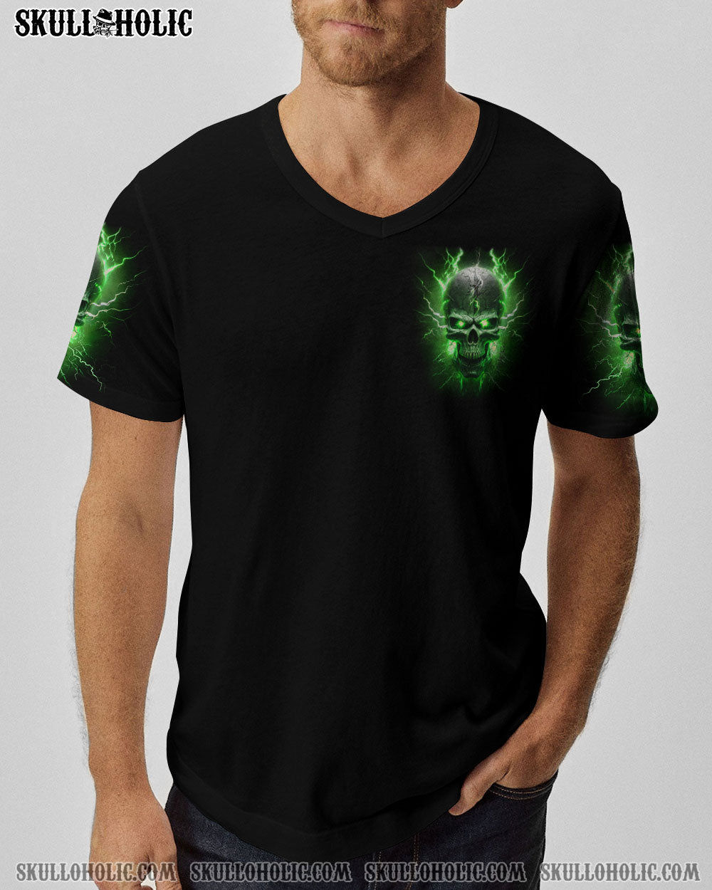 I AM THE STORM GRUMPY OLD MAN THUNDER SKULL ALL OVER PRINT – TLNZ0404233