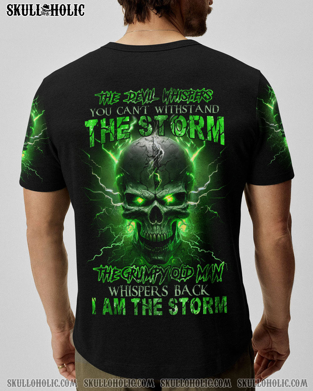I AM THE STORM GRUMPY OLD MAN THUNDER SKULL ALL OVER PRINT – TLNZ0404233
