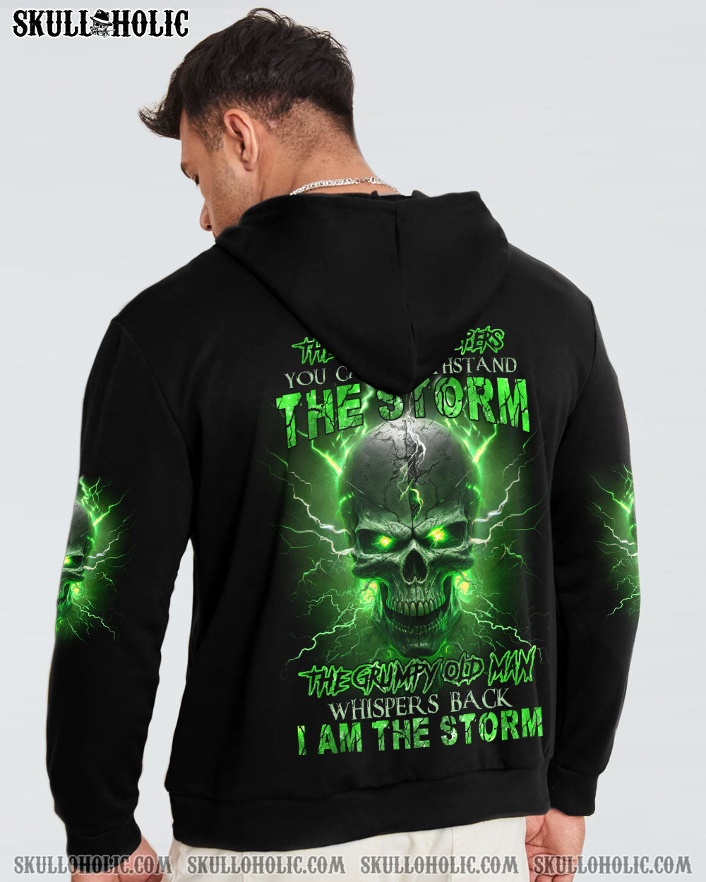 I AM THE STORM GRUMPY OLD MAN THUNDER SKULL ALL OVER PRINT – TLNZ0404233