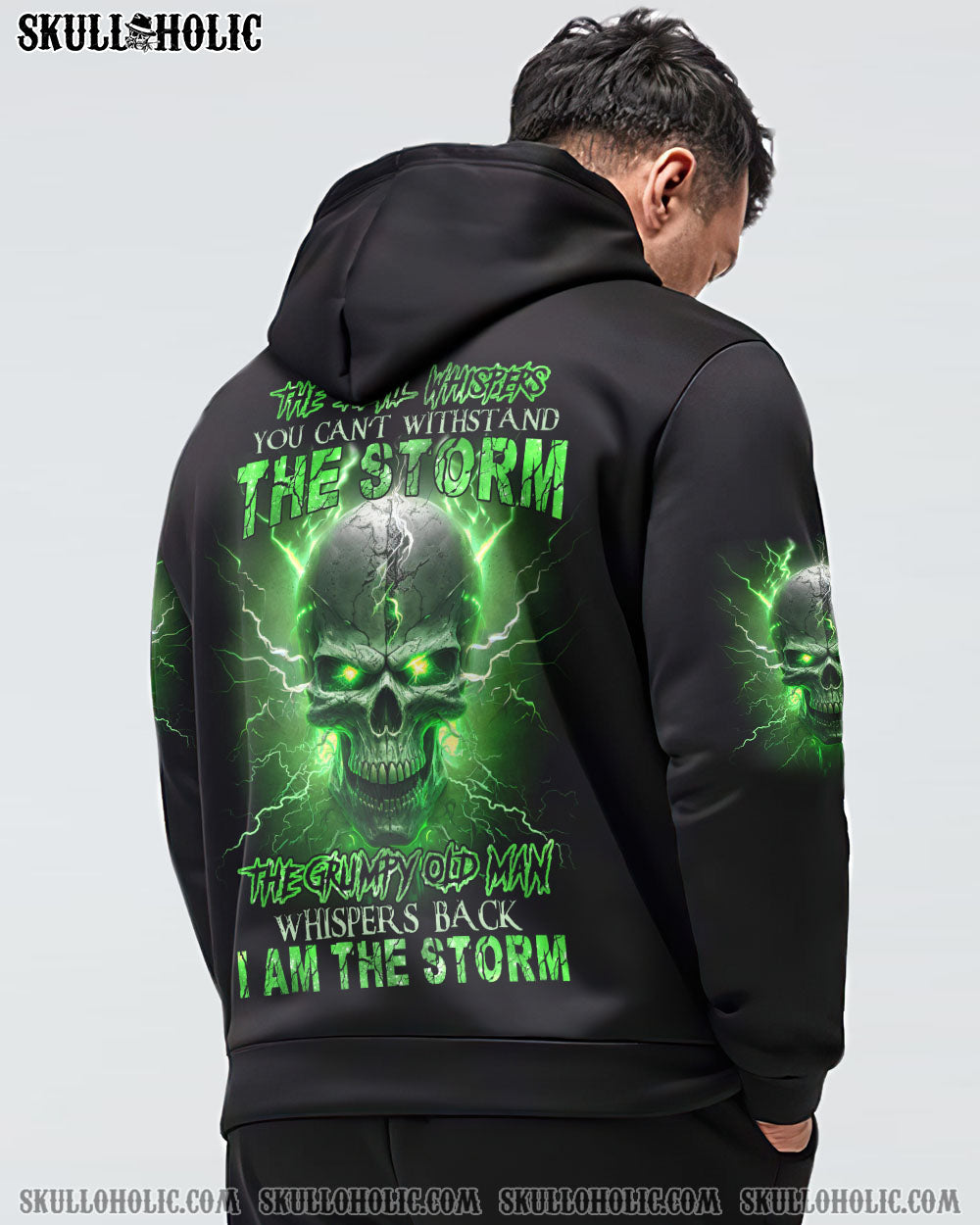 I AM THE STORM GRUMPY OLD MAN THUNDER SKULL ALL OVER PRINT – TLNZ0404233