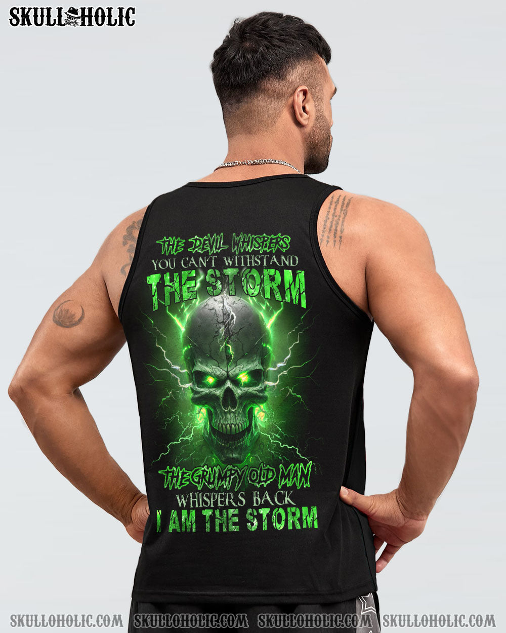 I AM THE STORM GRUMPY OLD MAN THUNDER SKULL ALL OVER PRINT – TLNZ0404233
