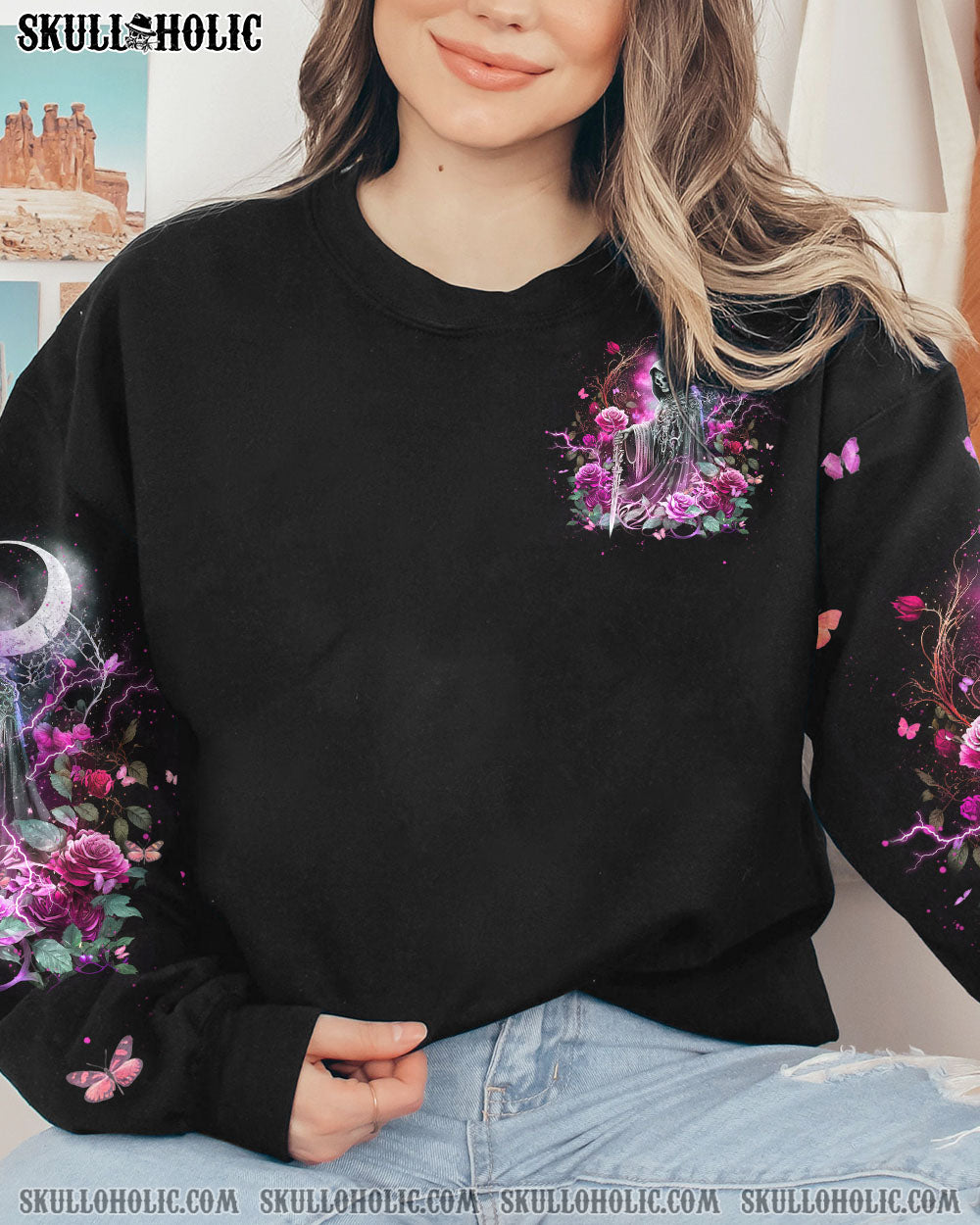 I AM THE STORM REAPER ROSES ALL OVER PRINT – YHHN0603231