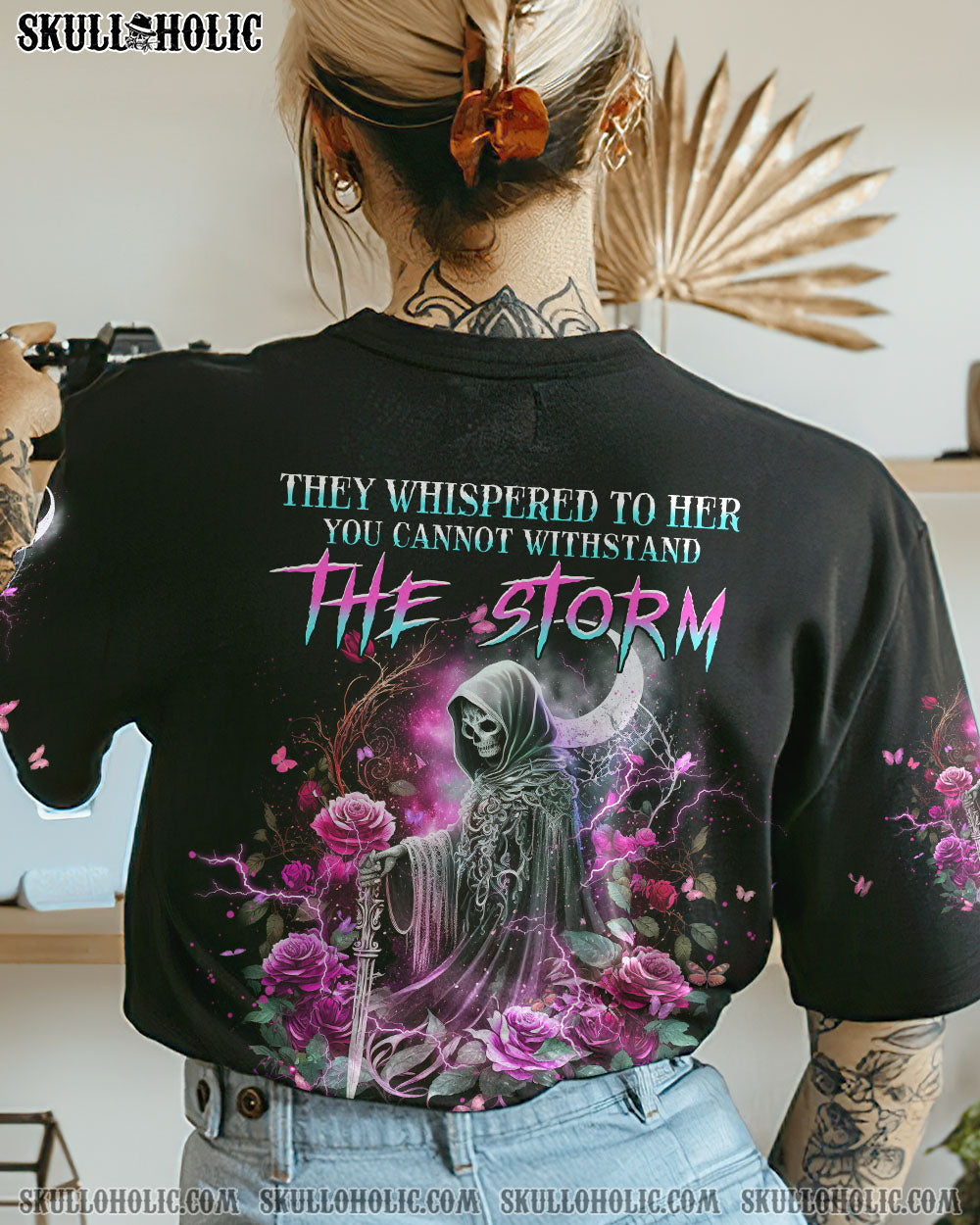 I AM THE STORM REAPER ROSES ALL OVER PRINT – YHHN0603231