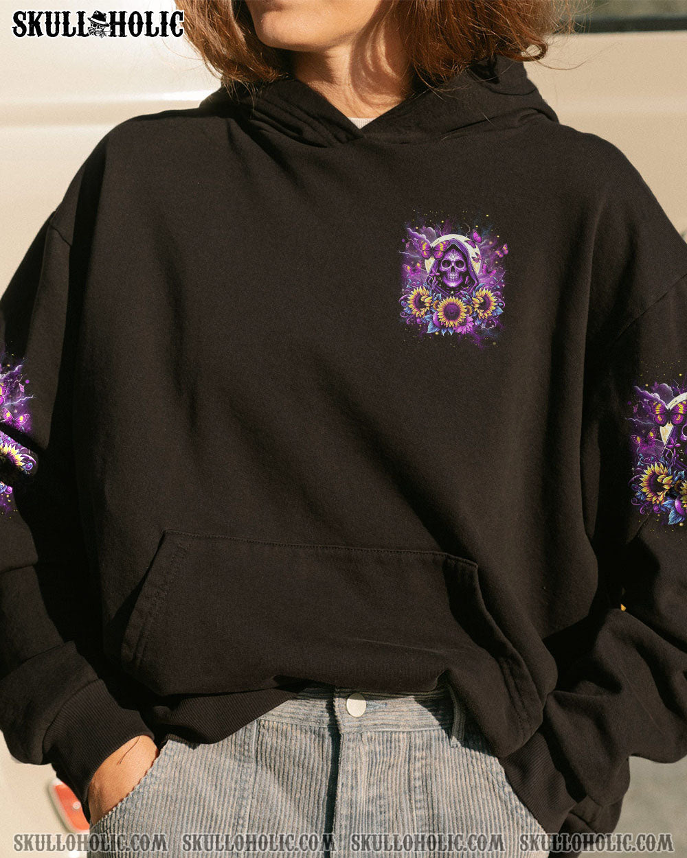 I AM THE STORM REAPER SUNFLOWERS ALL OVER PRINT – YHDU0102241